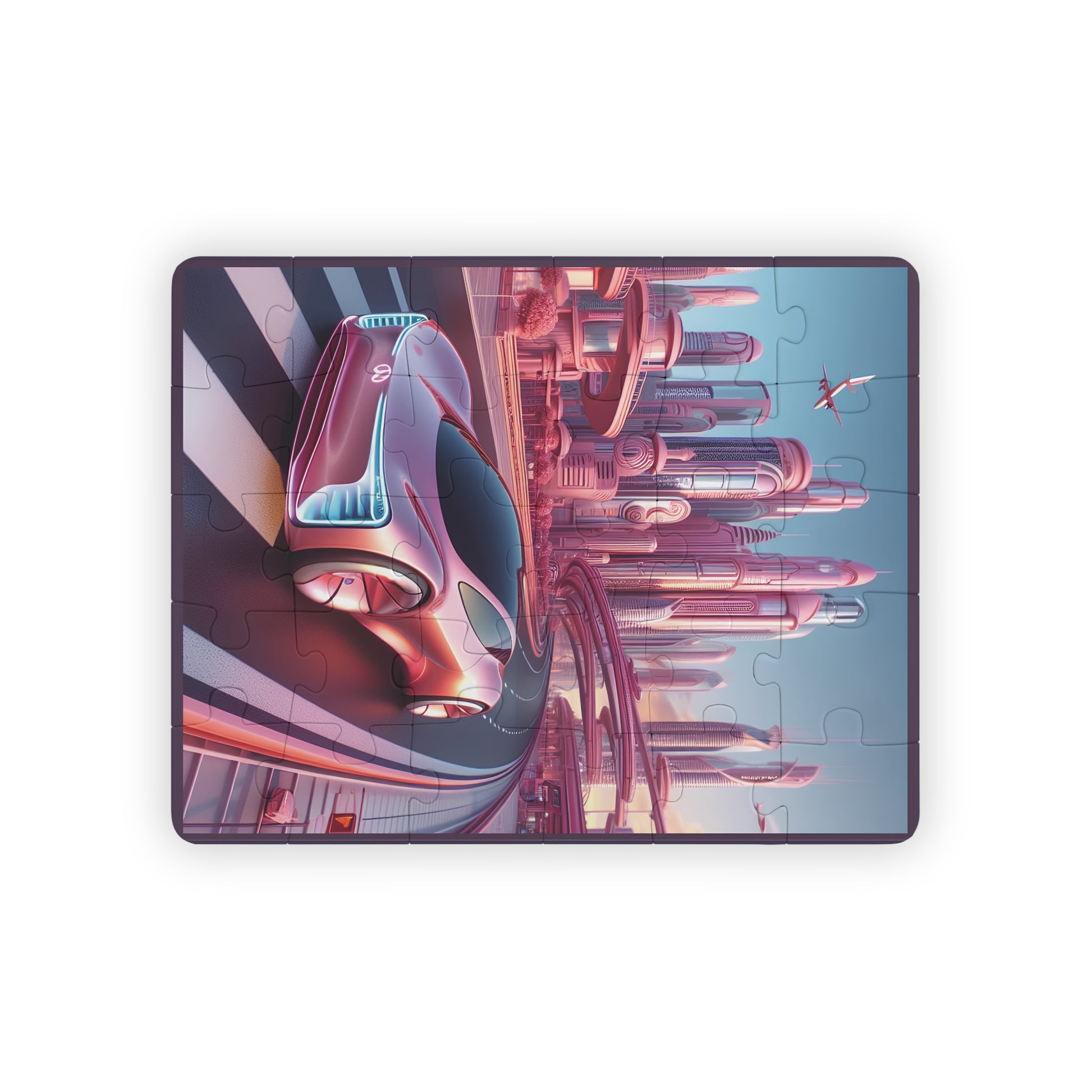 Coleçâo: Aventura Futurista - Neon  Wheels: Quebra-Cabeça ( 30 Peças )