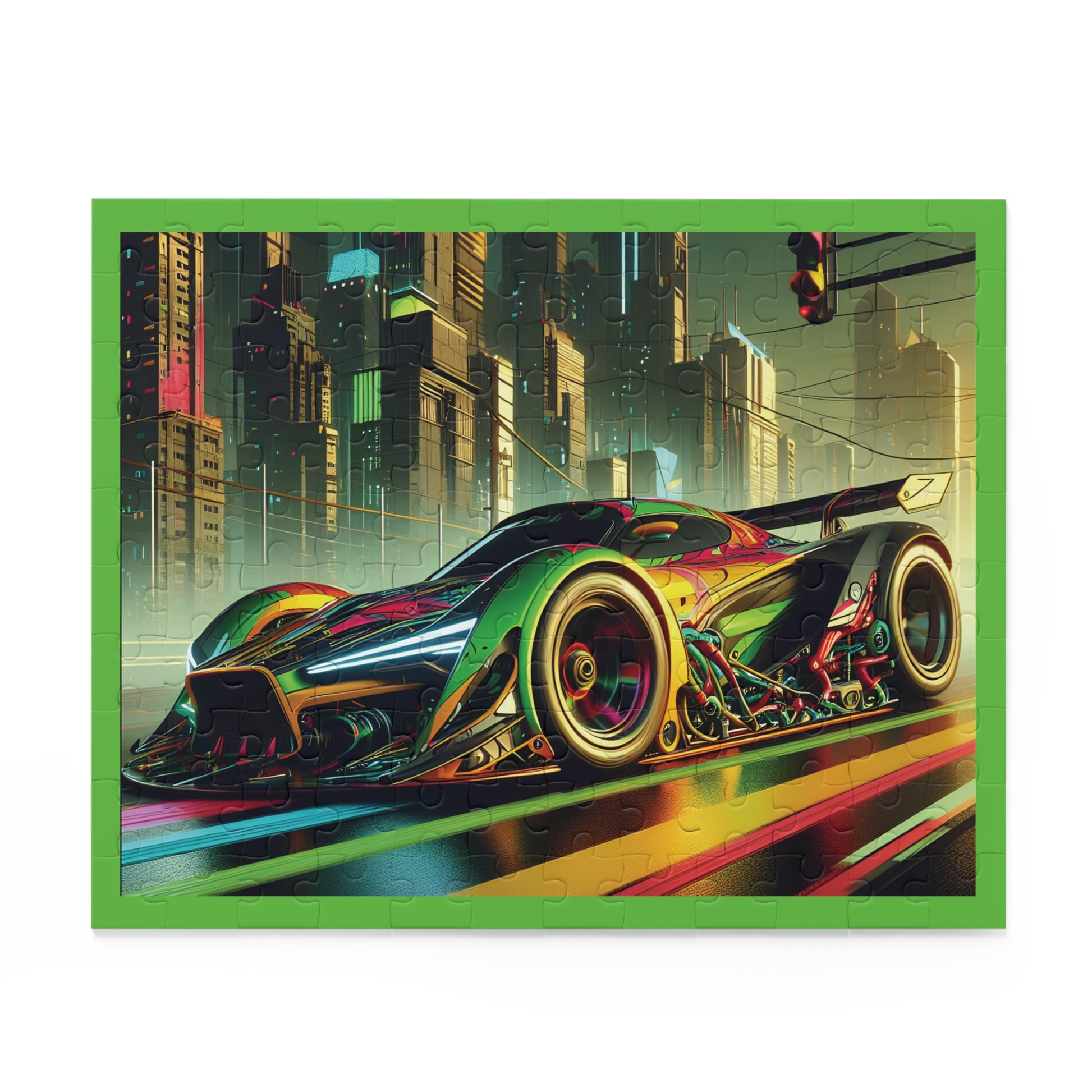Coleçâo: Aventura Futurista - Neon  Wheels: Quebra-Cabeça ( 120, 252  Peças )