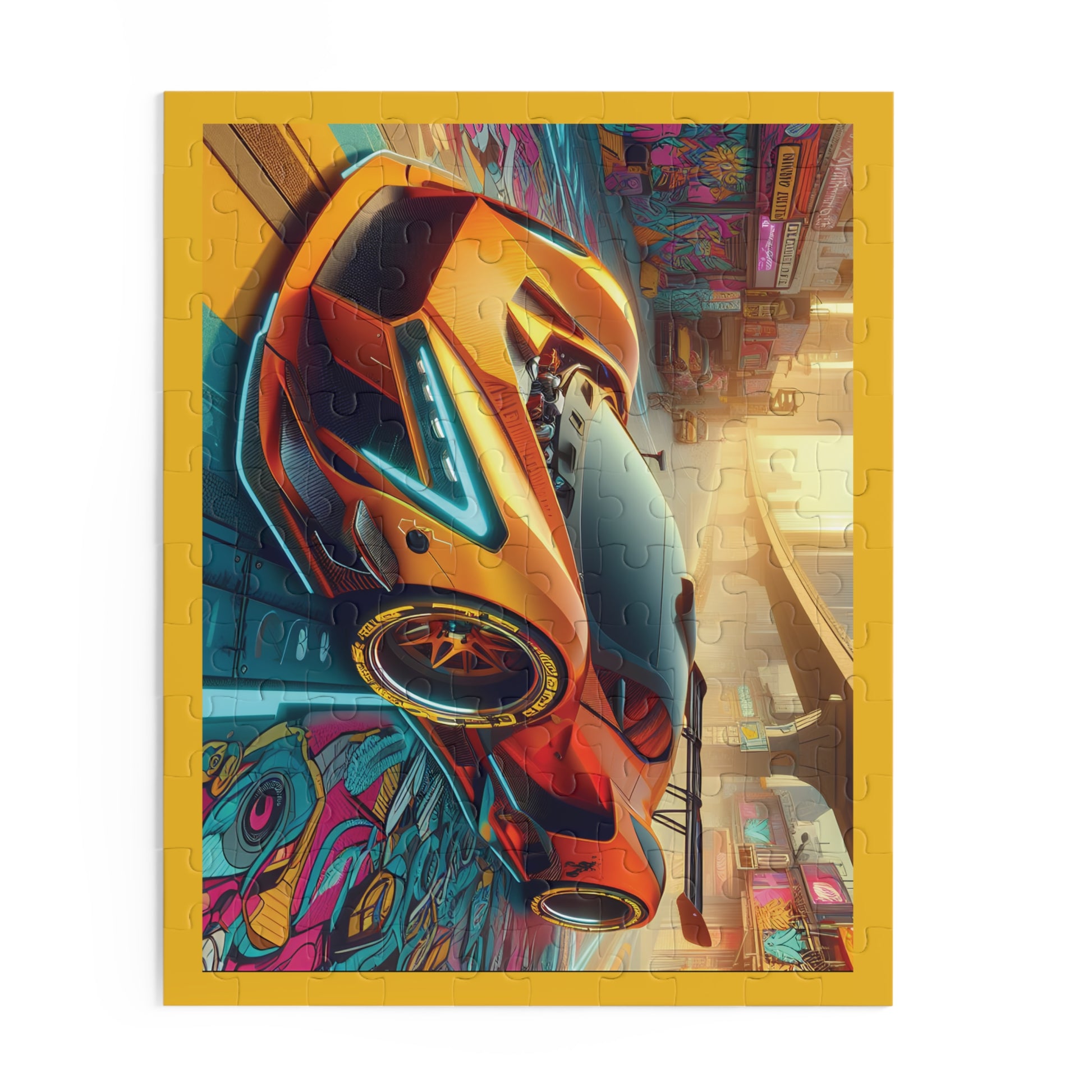 Coleçâo: Aventura Futurista - Neon  Wheels: Quebra-Cabeça ( 120, 252  Peças )