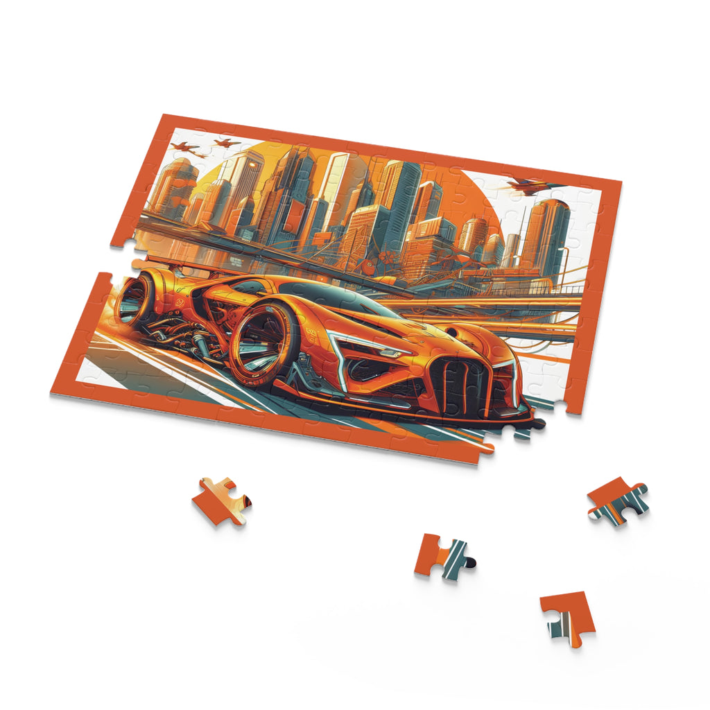Coleçâo: Aventura Futurista - Neon  Wheels: Quebra-Cabeça ( 120, 252  Peças )