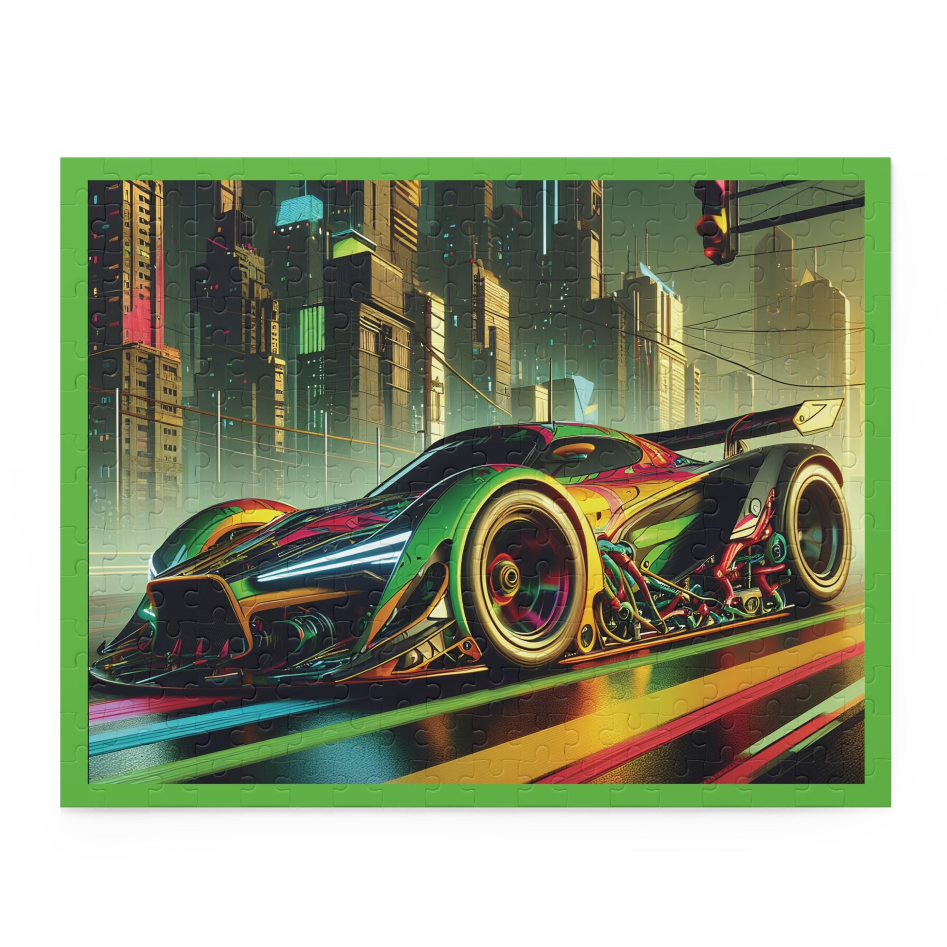 Coleçâo: Aventura Futurista - Neon  Wheels: Quebra-Cabeça ( 120, 252  Peças )