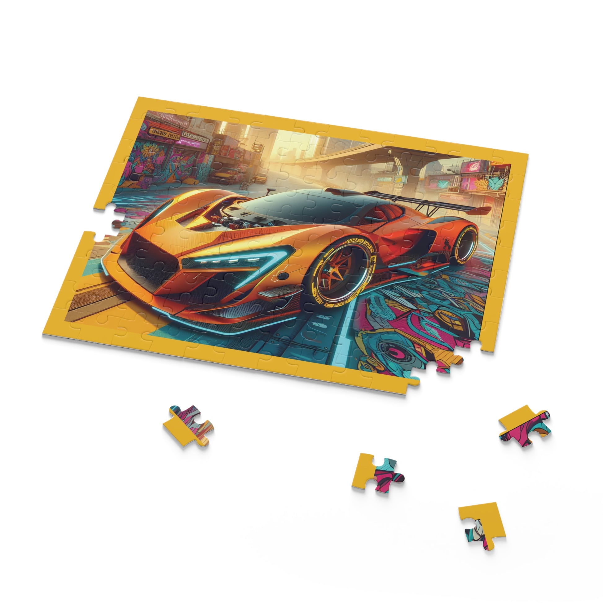 Coleçâo: Aventura Futurista - Neon  Wheels: Quebra-Cabeça ( 120, 252  Peças )
