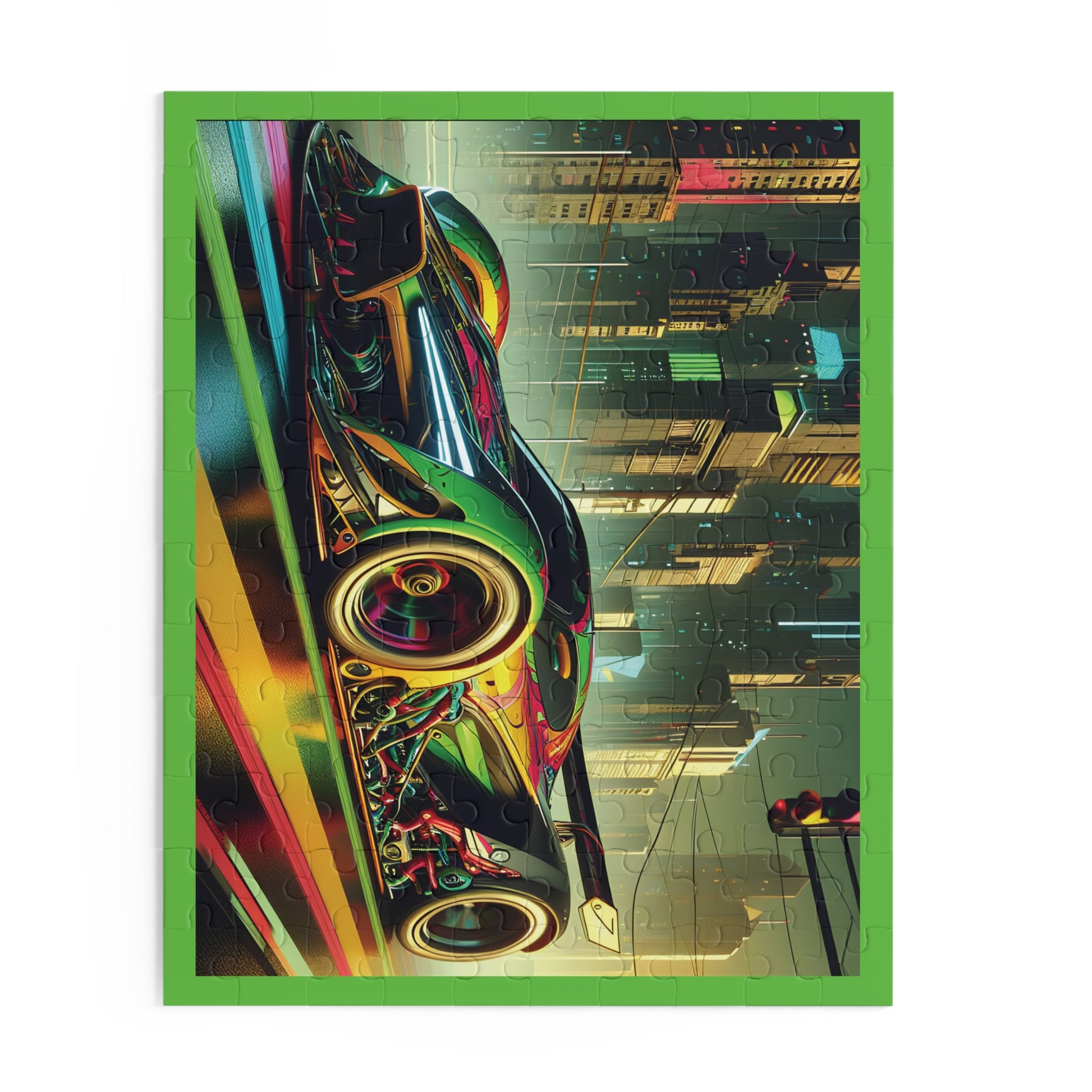 Coleçâo: Aventura Futurista - Neon  Wheels: Quebra-Cabeça ( 120, 252  Peças )