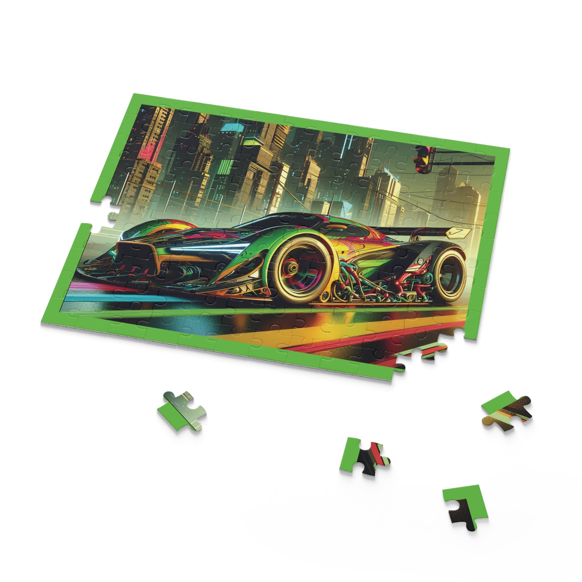 Coleçâo: Aventura Futurista - Neon  Wheels: Quebra-Cabeça ( 120, 252  Peças )