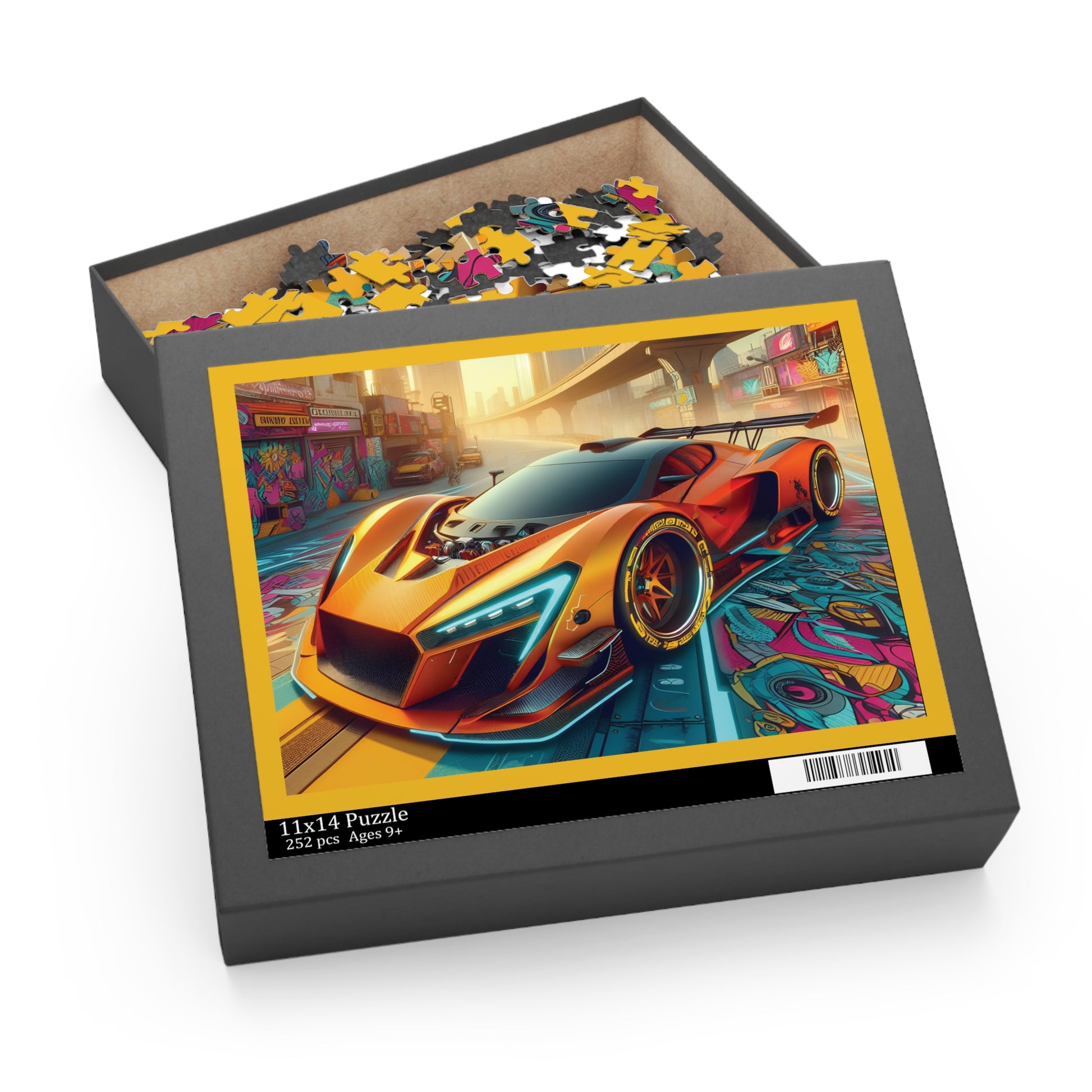 Coleçâo: Aventura Futurista - Neon  Wheels: Quebra-Cabeça ( 120, 252  Peças )