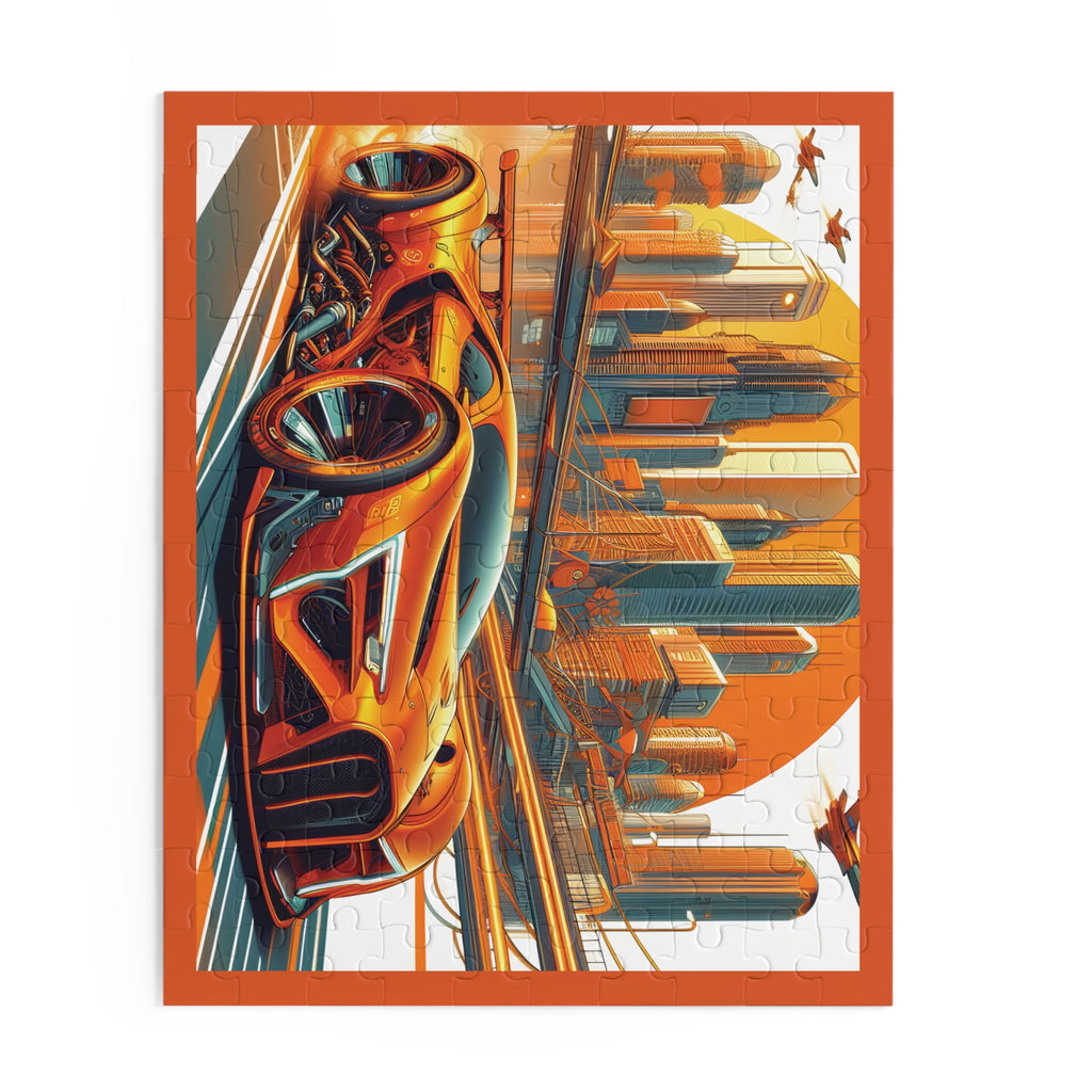 Coleçâo: Aventura Futurista - Neon  Wheels: Quebra-Cabeça ( 120, 252  Peças )