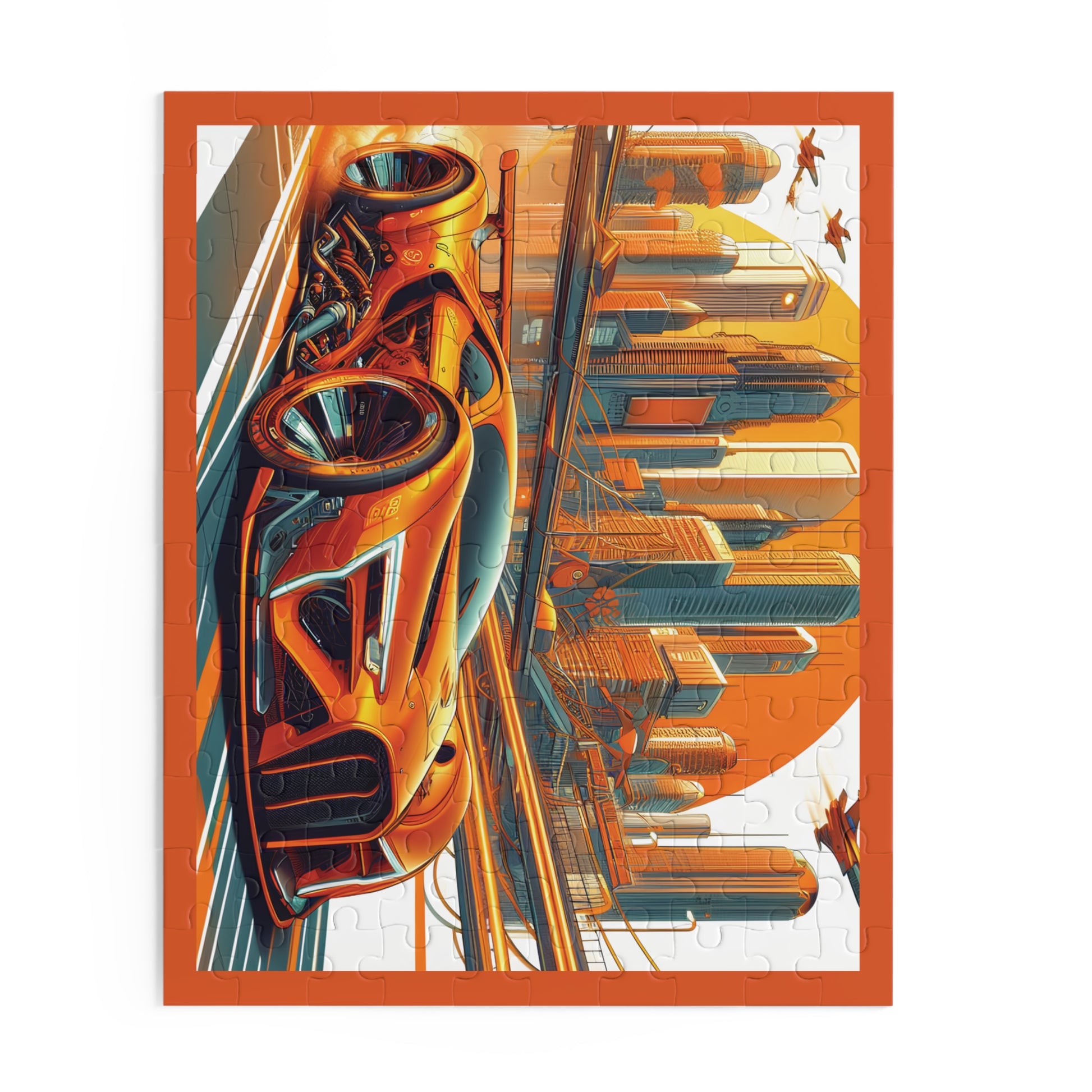 Coleçâo: Aventura Futurista - Neon  Wheels: Quebra-Cabeça ( 120, 252  Peças )