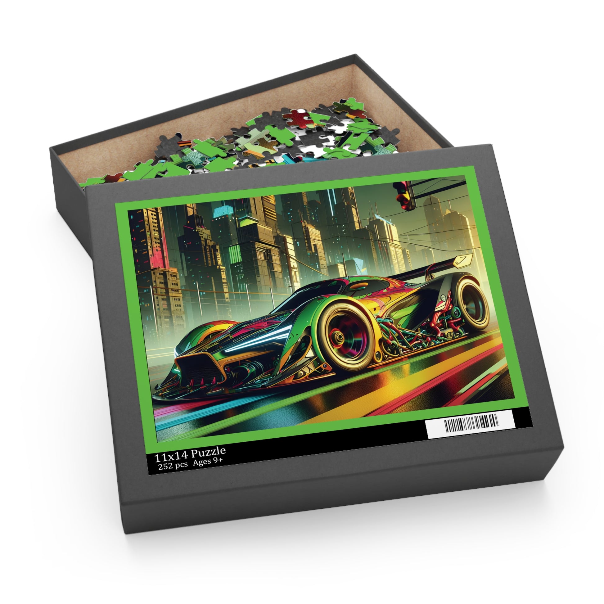 Coleçâo: Aventura Futurista - Neon  Wheels: Quebra-Cabeça ( 120, 252  Peças )