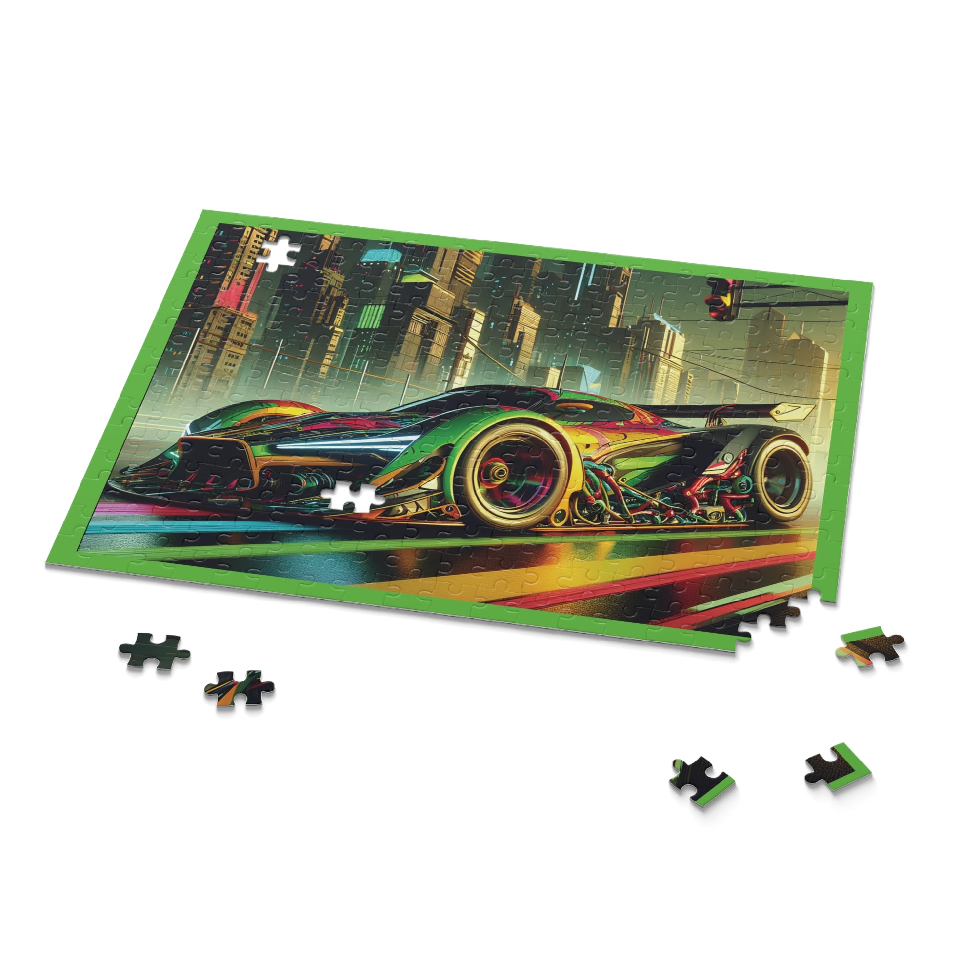 Coleçâo: Aventura Futurista - Neon  Wheels: Quebra-Cabeça ( 120, 252  Peças )