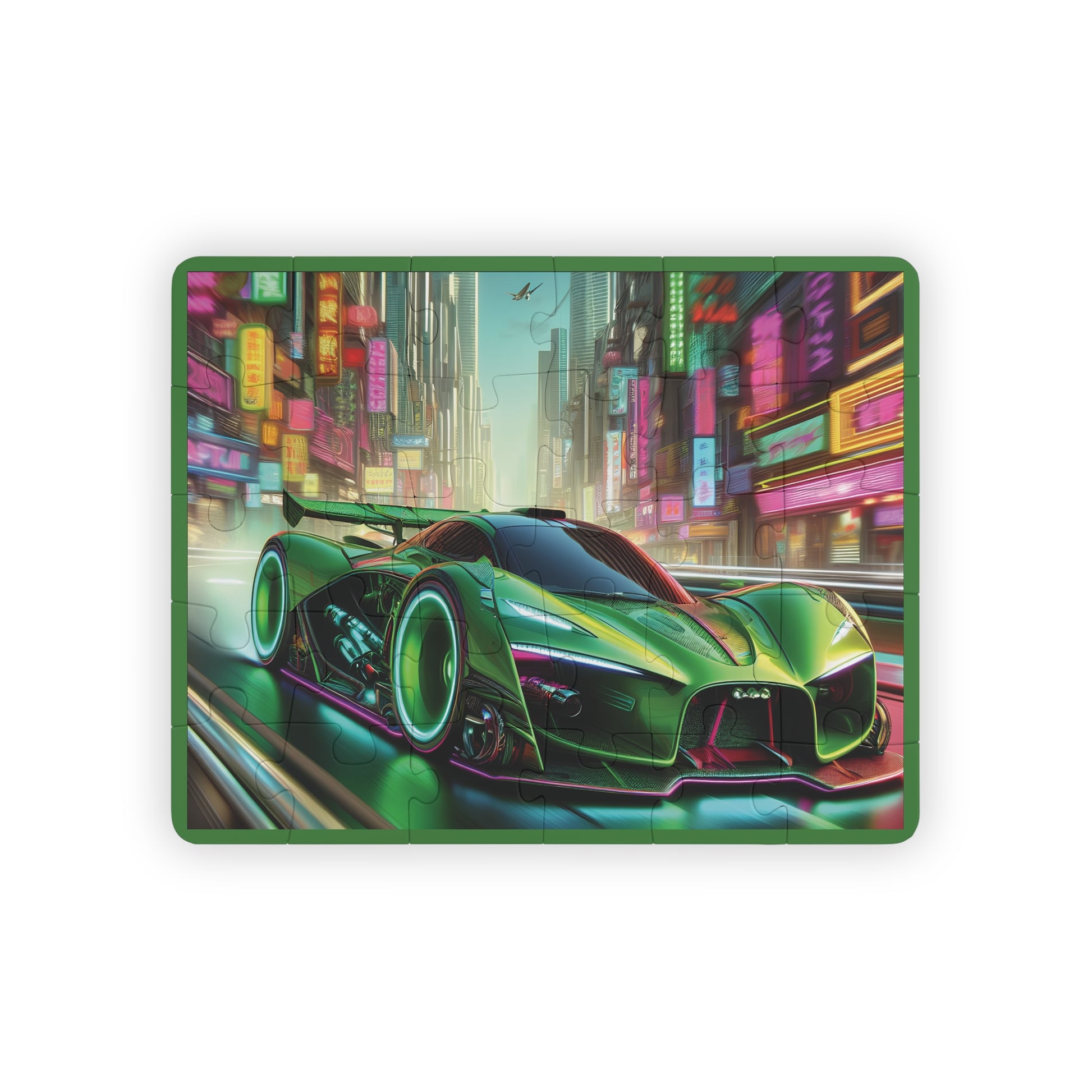 Coleçâo: Aventura Futurista - Neon  Wheels: Quebra-Cabeça ( 30 Peças )