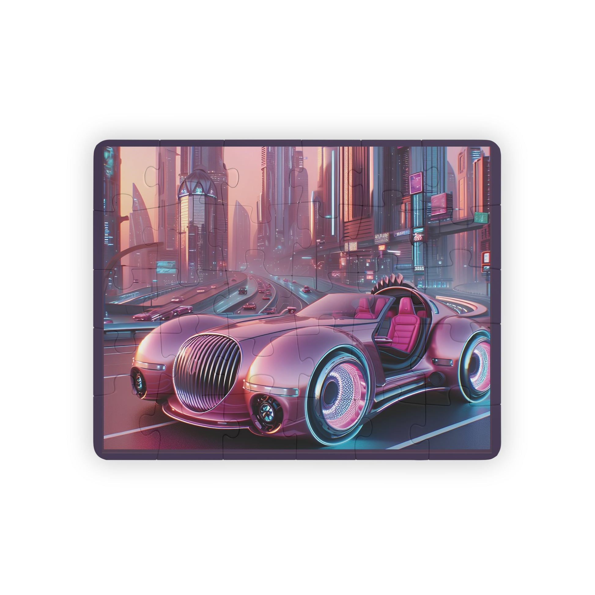 Coleçâo: Aventura Futurista - Neon  Wheels: Quebra-Cabeça ( 30 Peças )