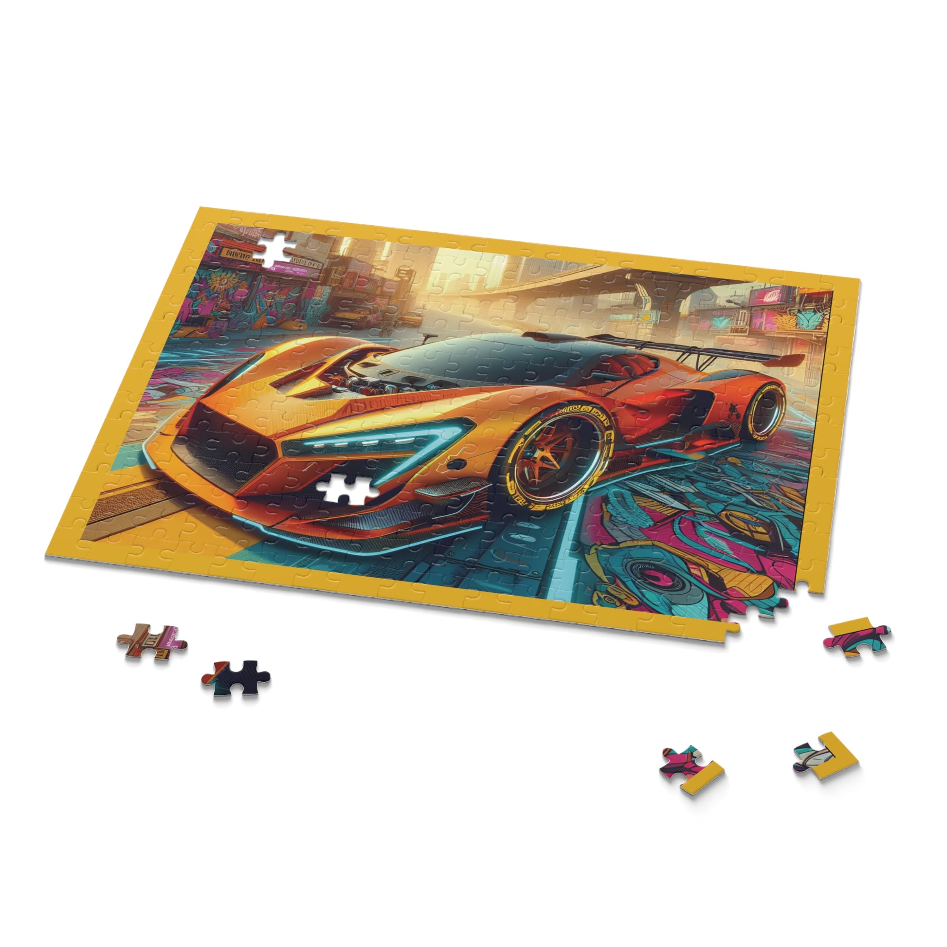 Coleçâo: Aventura Futurista - Neon  Wheels: Quebra-Cabeça ( 120, 252  Peças )