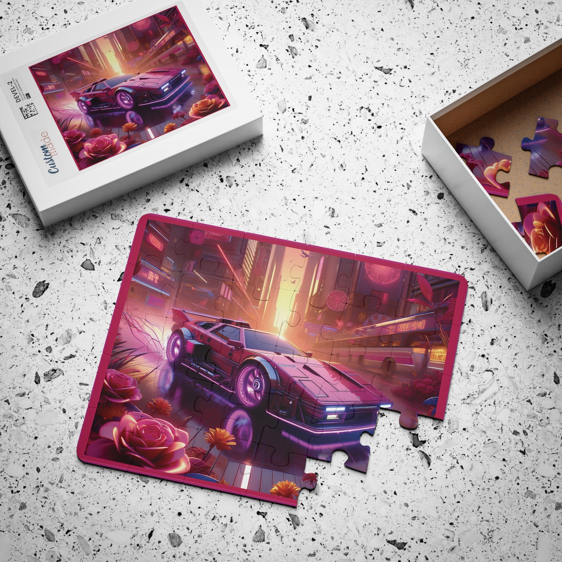 Coleçâo: Aventura Futurista - Neon  Wheels: Quebra-Cabeça ( 30 Peças )