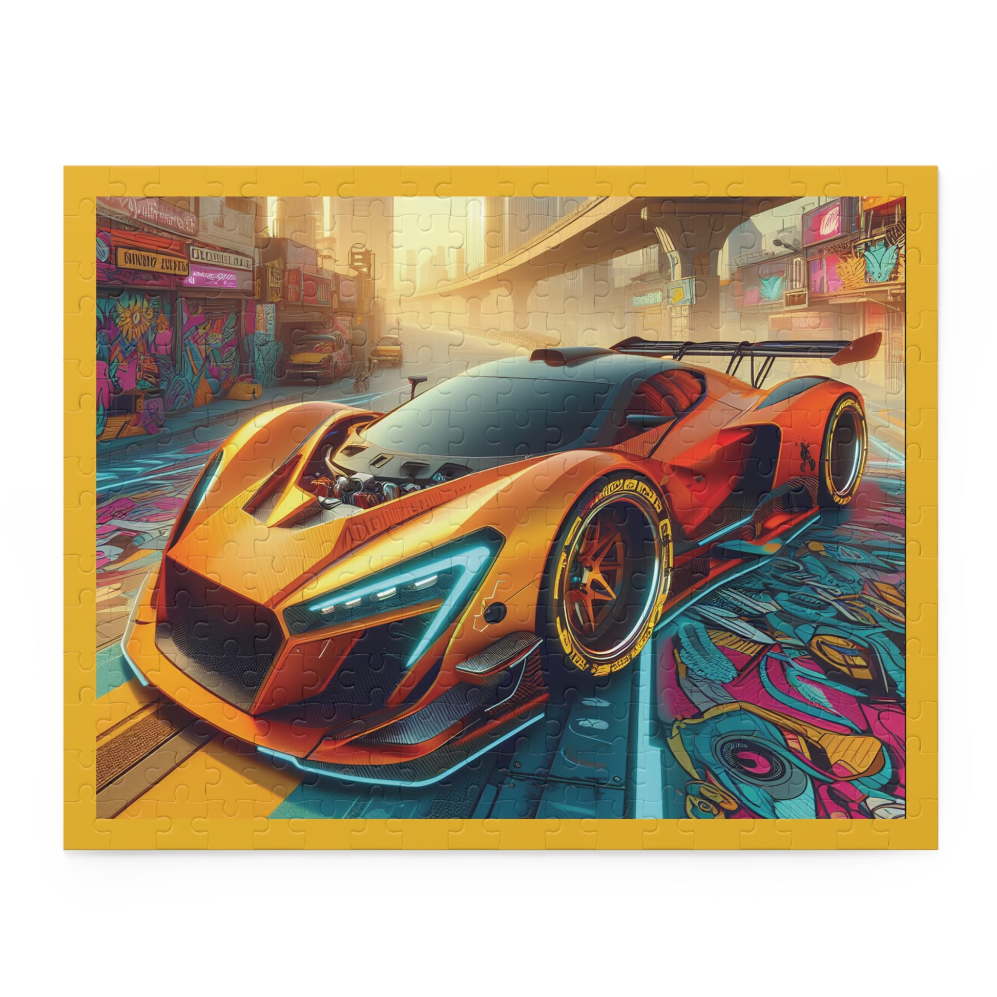 Coleçâo: Aventura Futurista - Neon  Wheels: Quebra-Cabeça ( 120, 252  Peças )